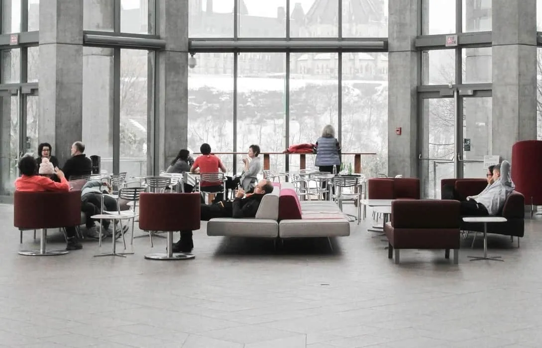 Modern web development office